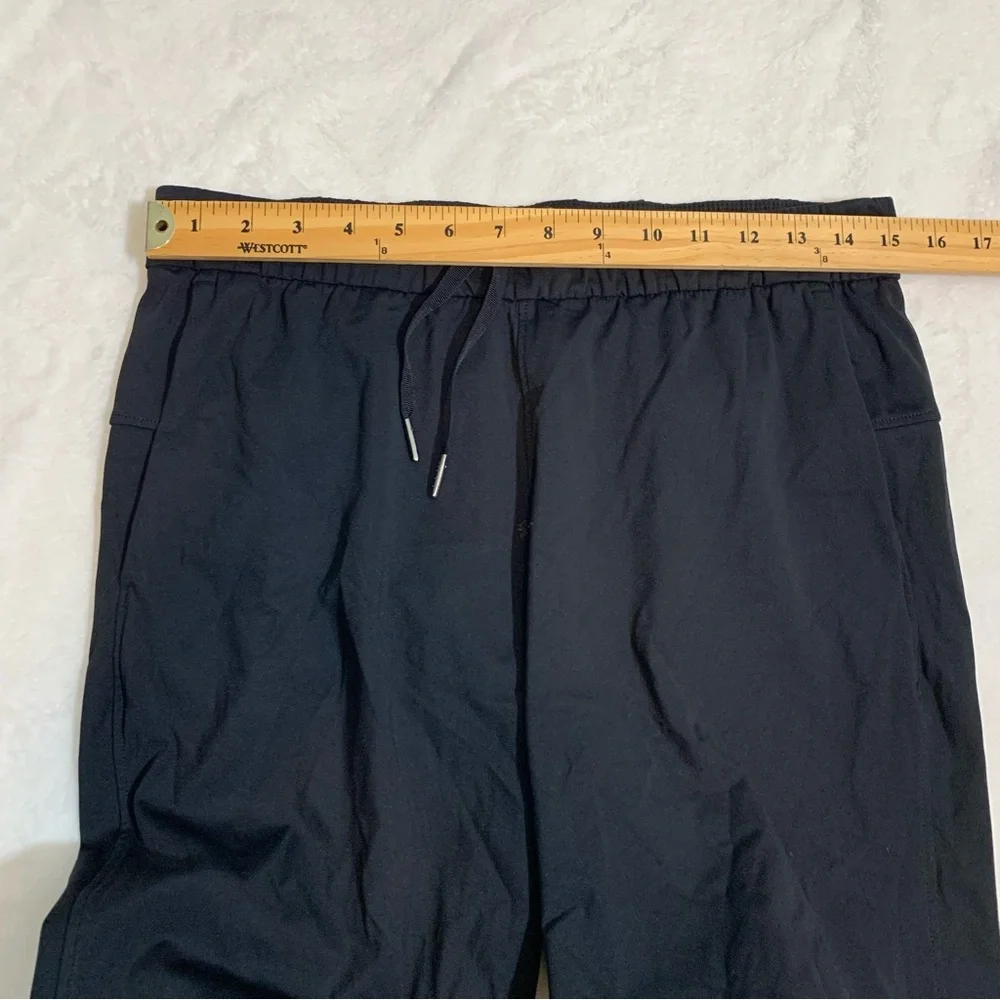 CRZ Yoga‎ black pull on elastic waist straight leg drawstring athletic pants